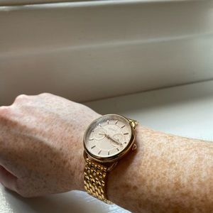 Rose Gold Fossil Watch
